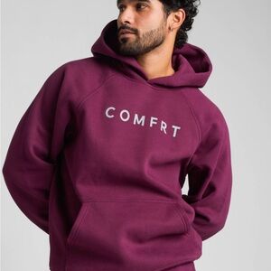 Comfrt Tranquil Plum Hoodie- Unisex- Med